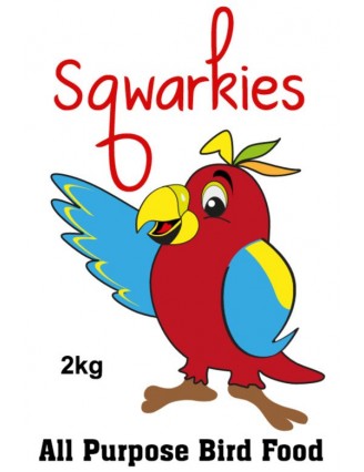 Squarkies Bird Food Packet Label