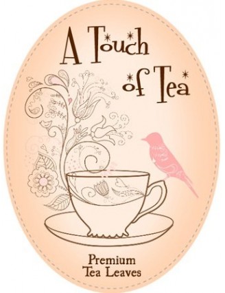 A Touch of Tea - Tea Leaves Label