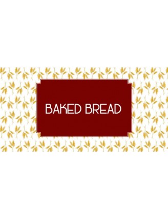 Baked Bread Product Label