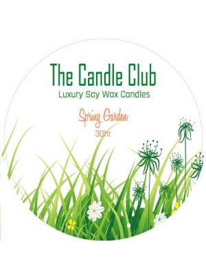 The Candle Club Round Label