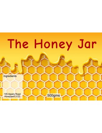 Honey Jar Label