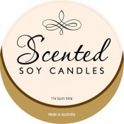 Scented Soy Candle Label