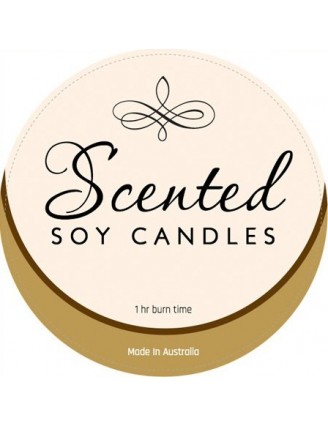 Scented Soy Candle Label