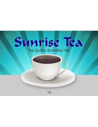 Sunrise Tea Packet Label