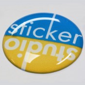 Round Resin Domed Labels