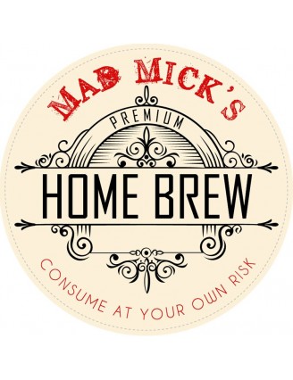 Home Brew Beer Tap Decal