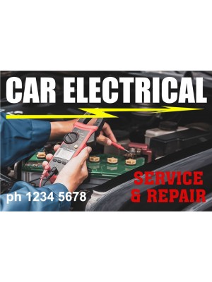 Car Electrical Service Stickers