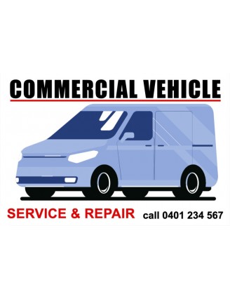 Commercial Vehicle Service Stickers