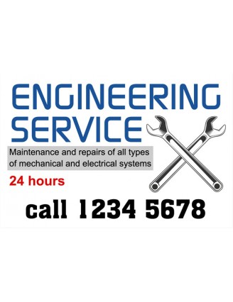 Engineering Service Reminder Stickers