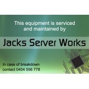 Jacks Server Works Service Stickers