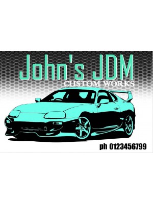 Johns JDM Service Stickers