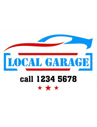 Local Garage Vehicle Service Stickers