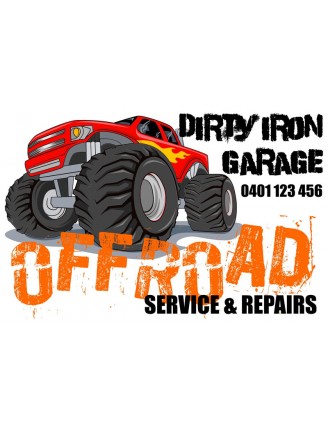 Off Road Vehicle Service Stickers