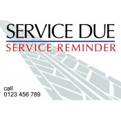 Service Due Reminder Stickers