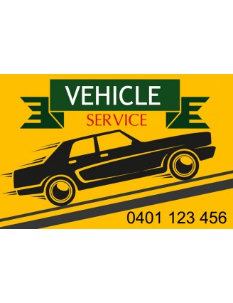 Vehicle Service Sticker