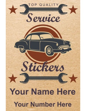 Vertical Service Stickers