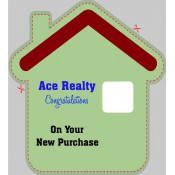 House or Home Shaped Label