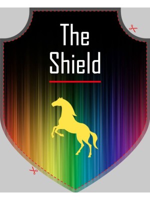 Shield Badge Shaped Label