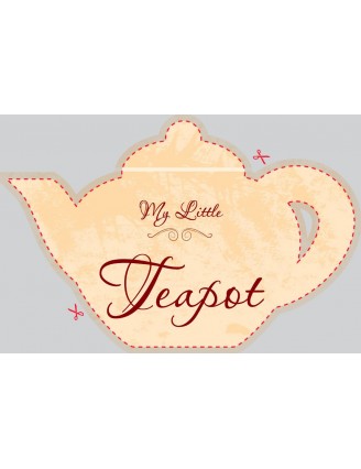 Teapot Shaped Label