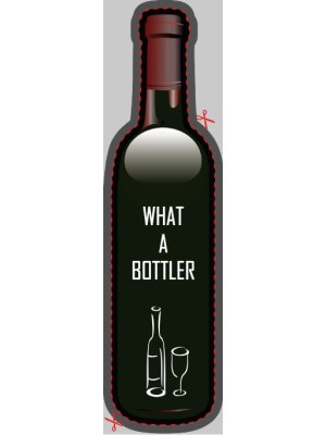 Wine Bottle Shaped Label