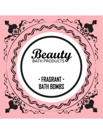 Beauty Bath Bombs Label