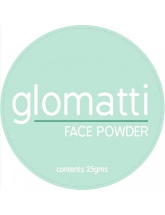 Glomatti Face Powder cosmetic Label