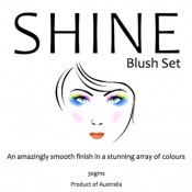 Shine Blush Makeup Label