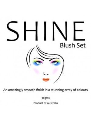 Shine Blush Makeup Label