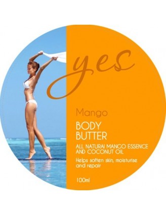 Yes Body Butter cosmetic Label