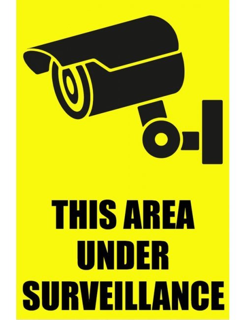 Area Under Surveillance Sign