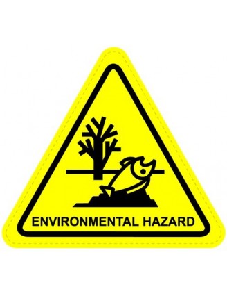Enviromental Hazard Sign Sticker