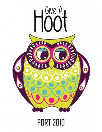 Give a Hoot Port Label