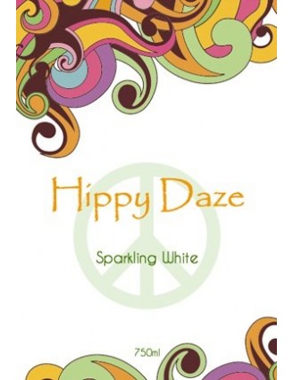 Hippy Daze Wine Label