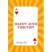 Playing Card Wine Label