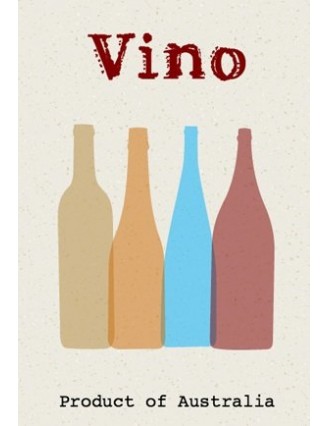 Vino Bottles Wine Label