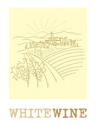 Simple White Wine Label