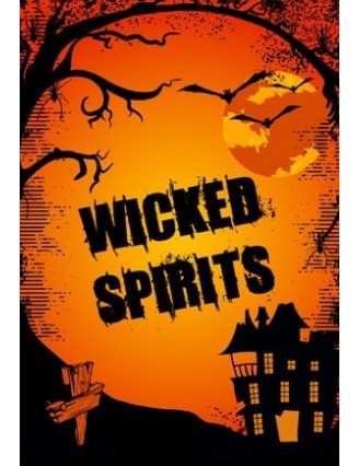 Halloween Wicked Wine Label